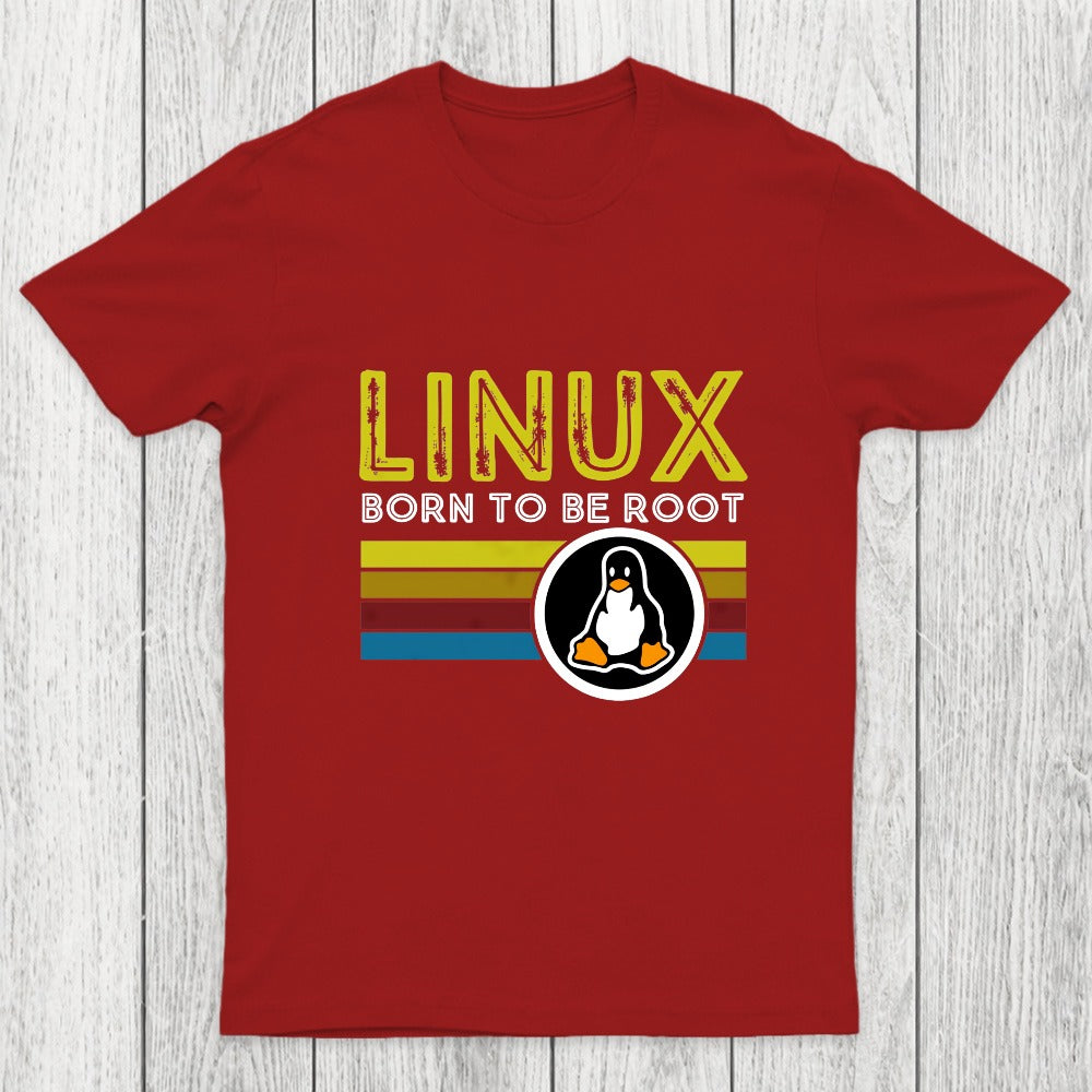 Linux Born To Be Root Chicluma T-Shirt