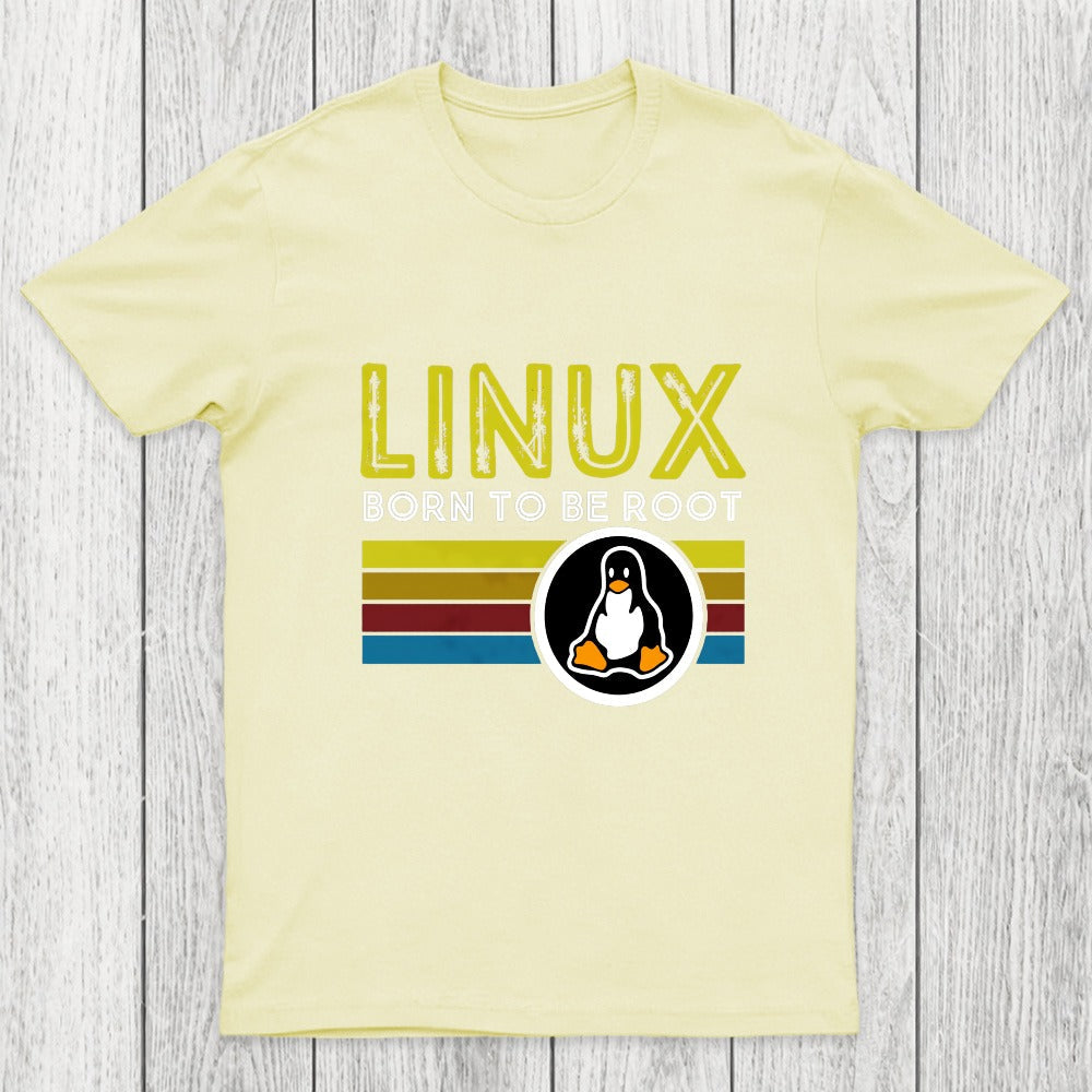 Linux Born To Be Root Chicluma T-Shirt