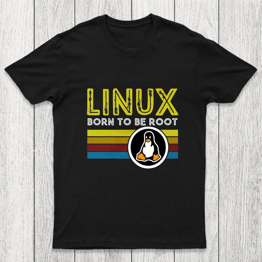 Linux Born To Be Root Chicluma T-Shirt