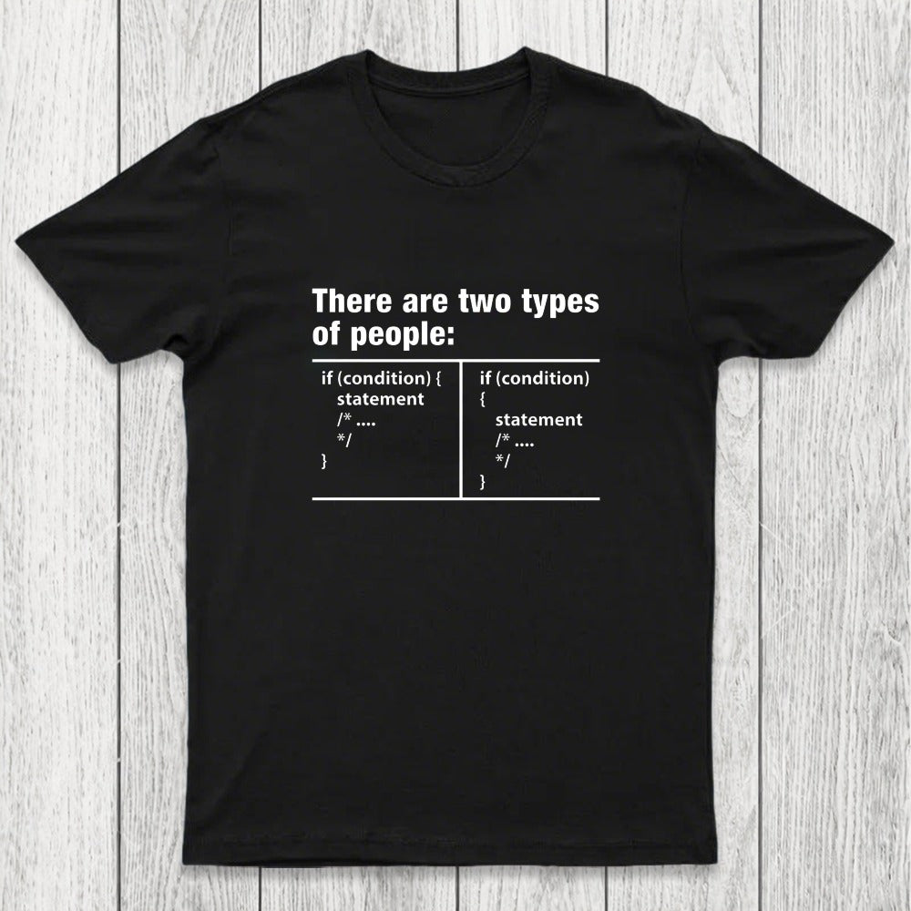 There Are Two Types of People Code Chicluma T-Shirt