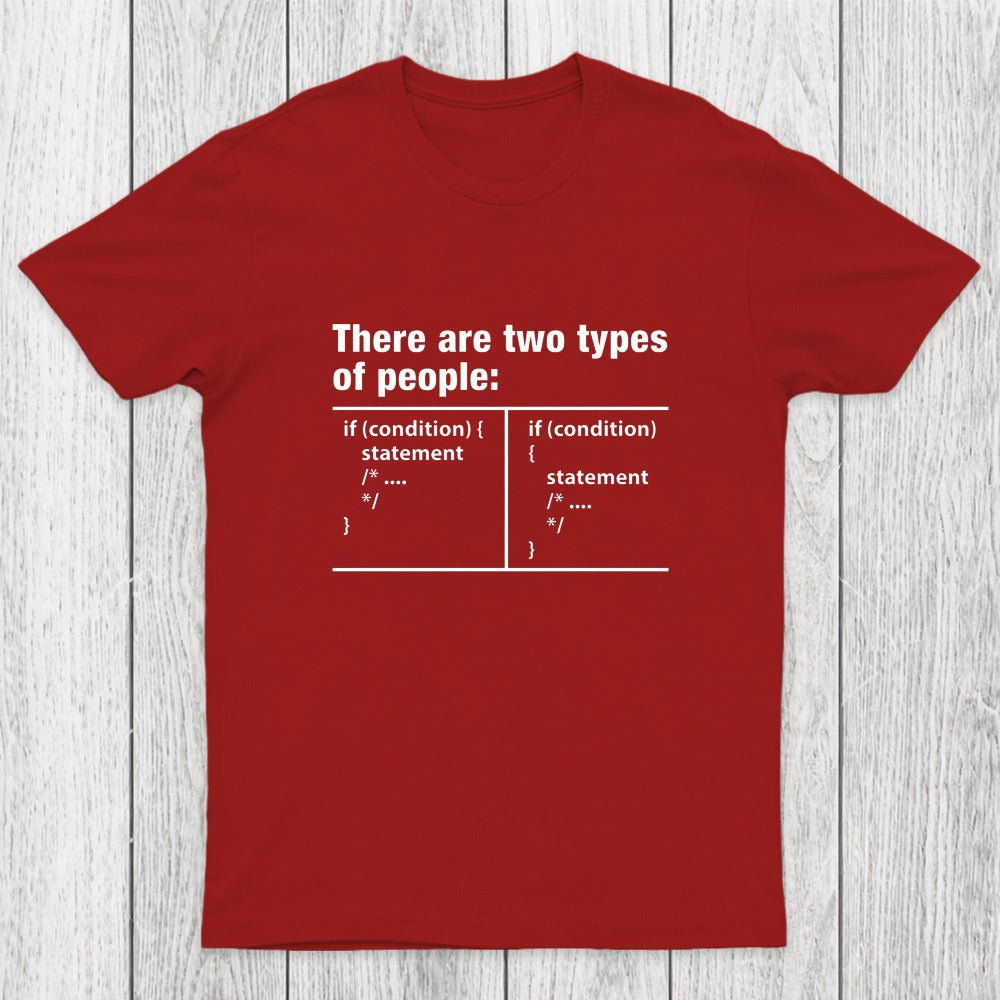 There Are Two Types of People Code Chicluma T-Shirt