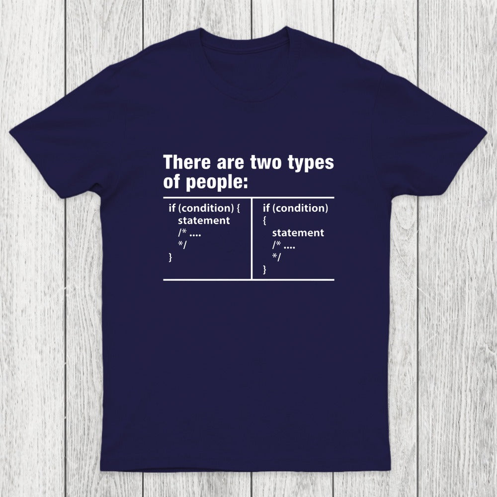 There Are Two Types of People Code Chicluma T-Shirt