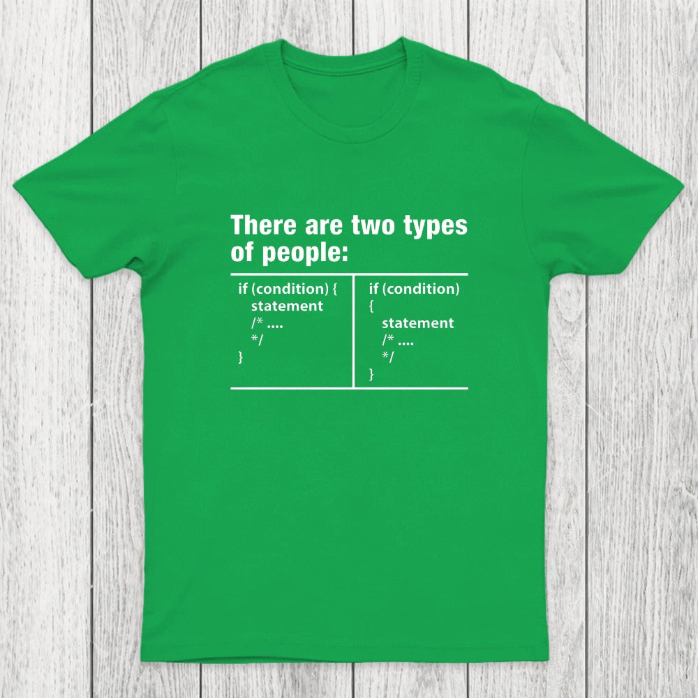 There Are Two Types of People Code Chicluma T-Shirt