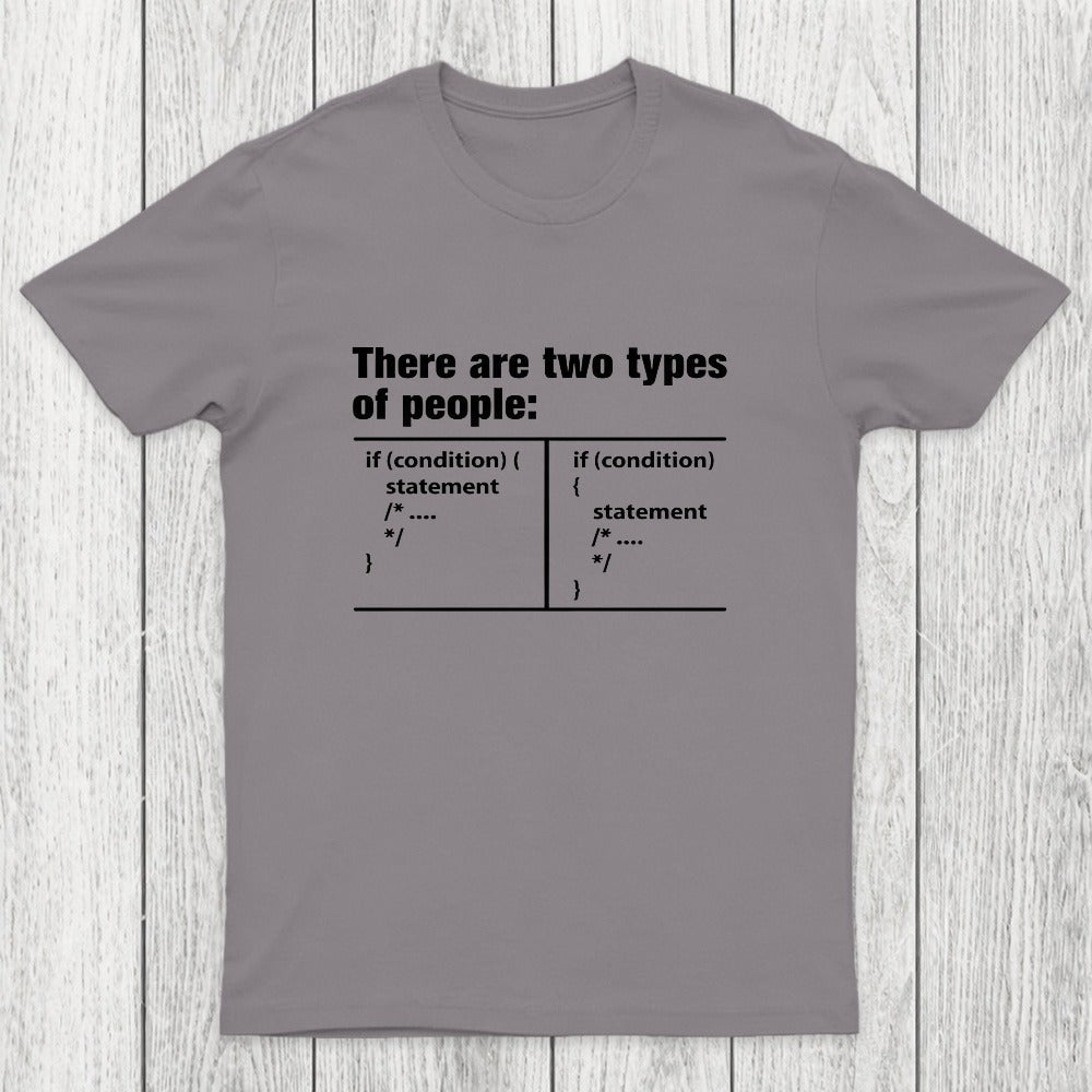 There Are Two Types of People Code Chicluma T-Shirt