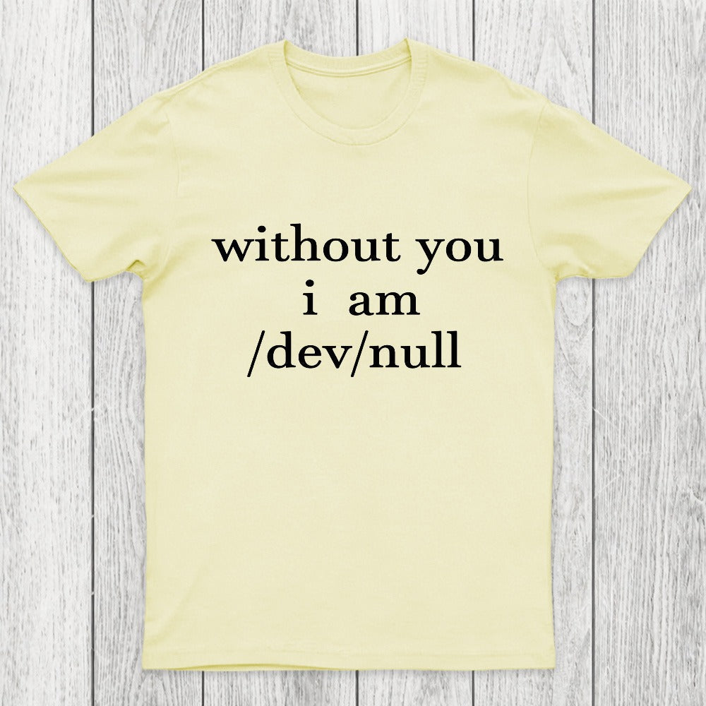 Devnull Unix Linux Joke Funny Chiclumas Chicluma T-Shirt