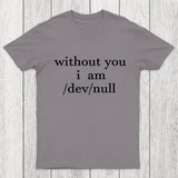 Devnull Unix Linux Joke Funny Chiclumas Chicluma T-Shirt