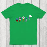 Funny Retro Computer Engineer Coding Chicluma T-Shirt