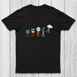 Funny Retro Computer Engineer Coding Chicluma T-Shirt
