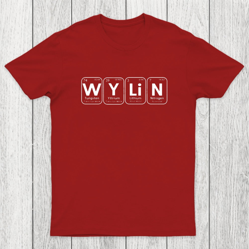 Wylin Periodic Table Chicluma T-Shirt