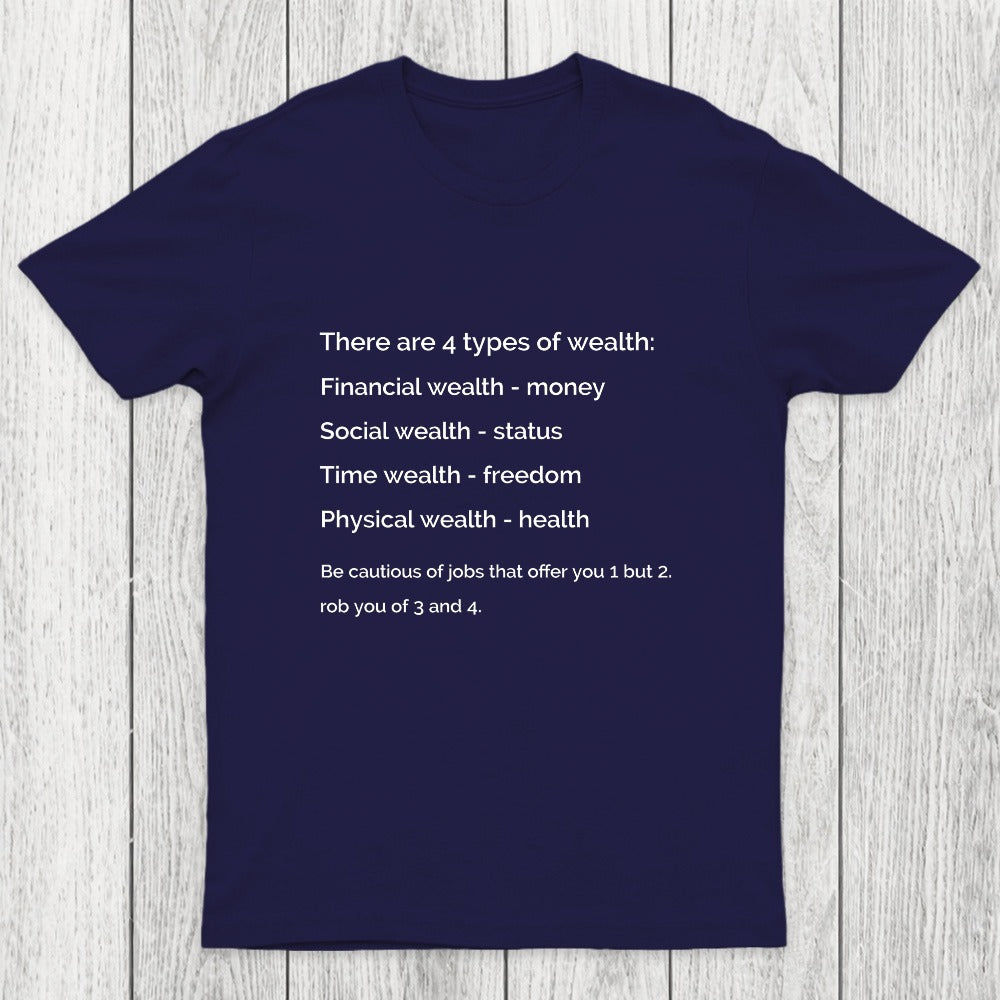 There Are 4 Types Of Wealth Chicluma T-Shirt