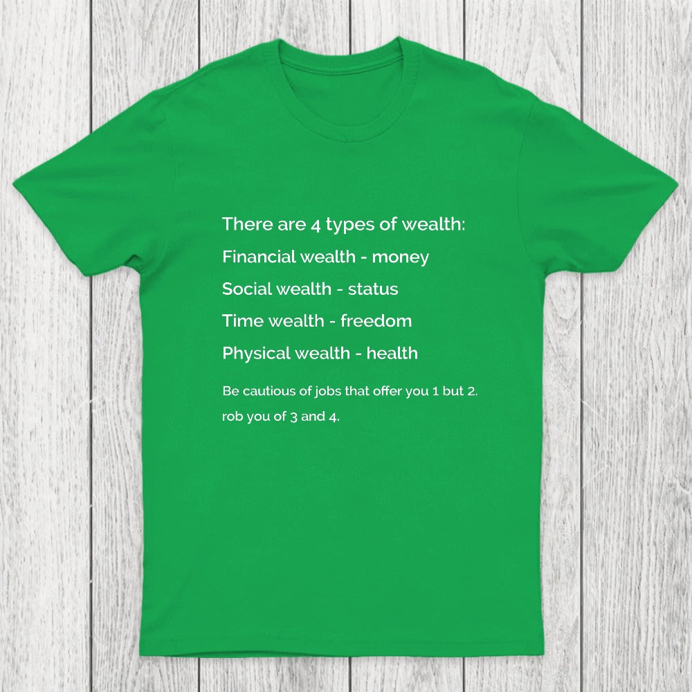There Are 4 Types Of Wealth Chicluma T-Shirt