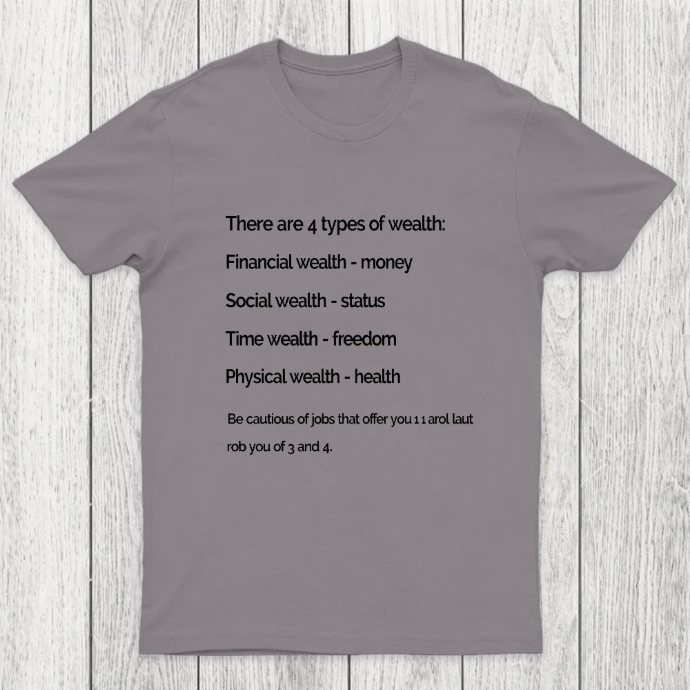 There Are 4 Types Of Wealth Chicluma T-Shirt
