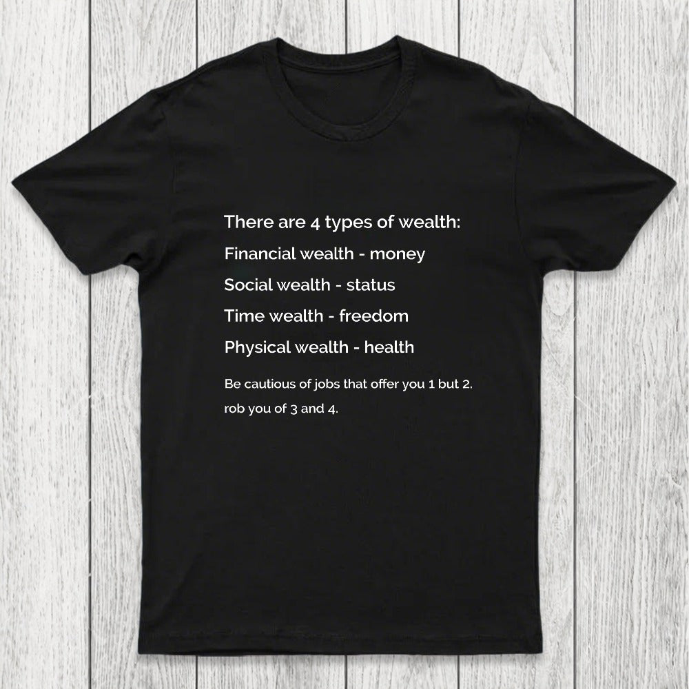 There Are 4 Types Of Wealth Chicluma T-Shirt