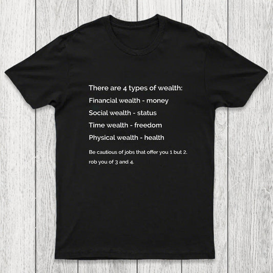 There Are 4 Types Of Wealth Chicluma T-Shirt