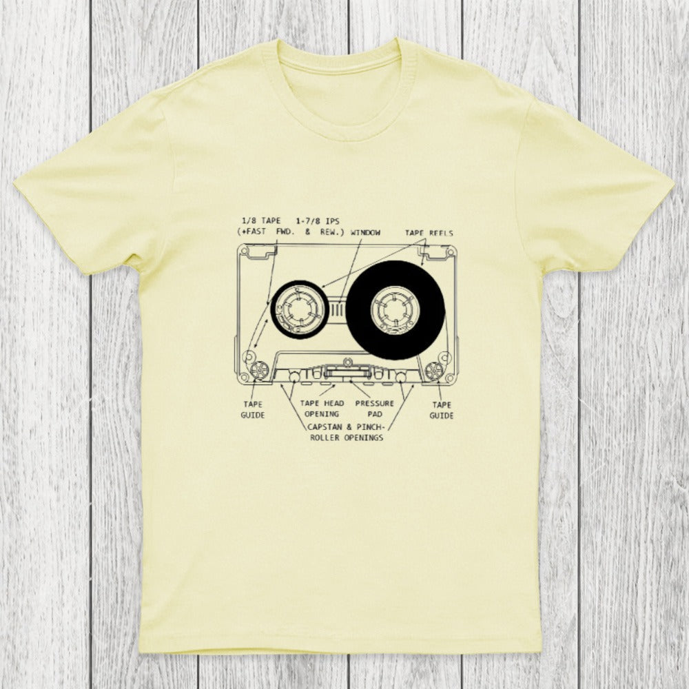 Anatomy of a Cassette Tape Chicluma T-Shirt