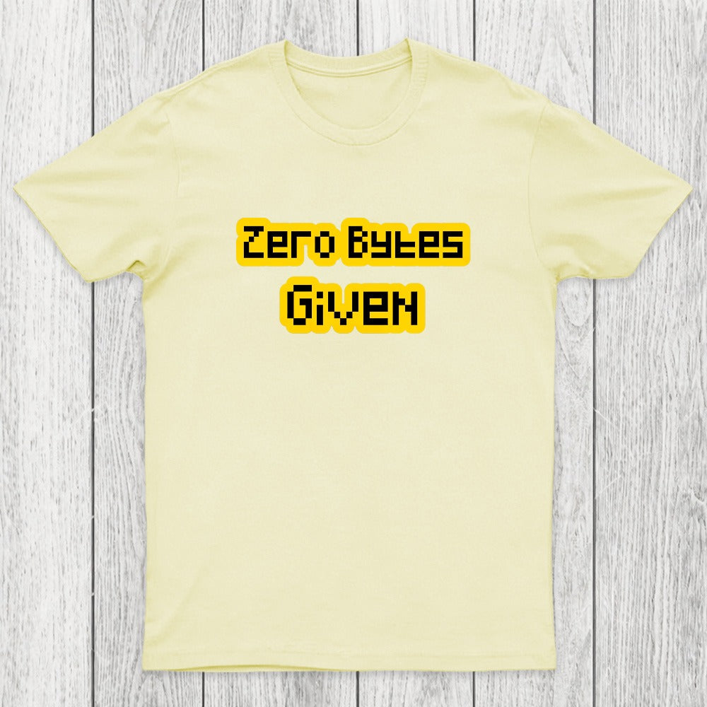 Zero Bytes Given Chicluma T-Shirt