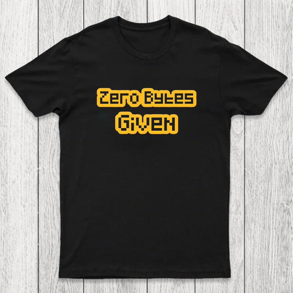 Zero Bytes Given Chicluma T-Shirt