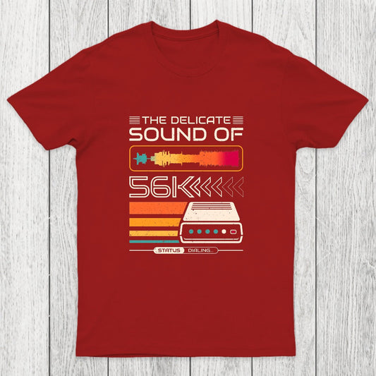 Delicate Sound of 56K Retro Modem Chicluma T-Shirt