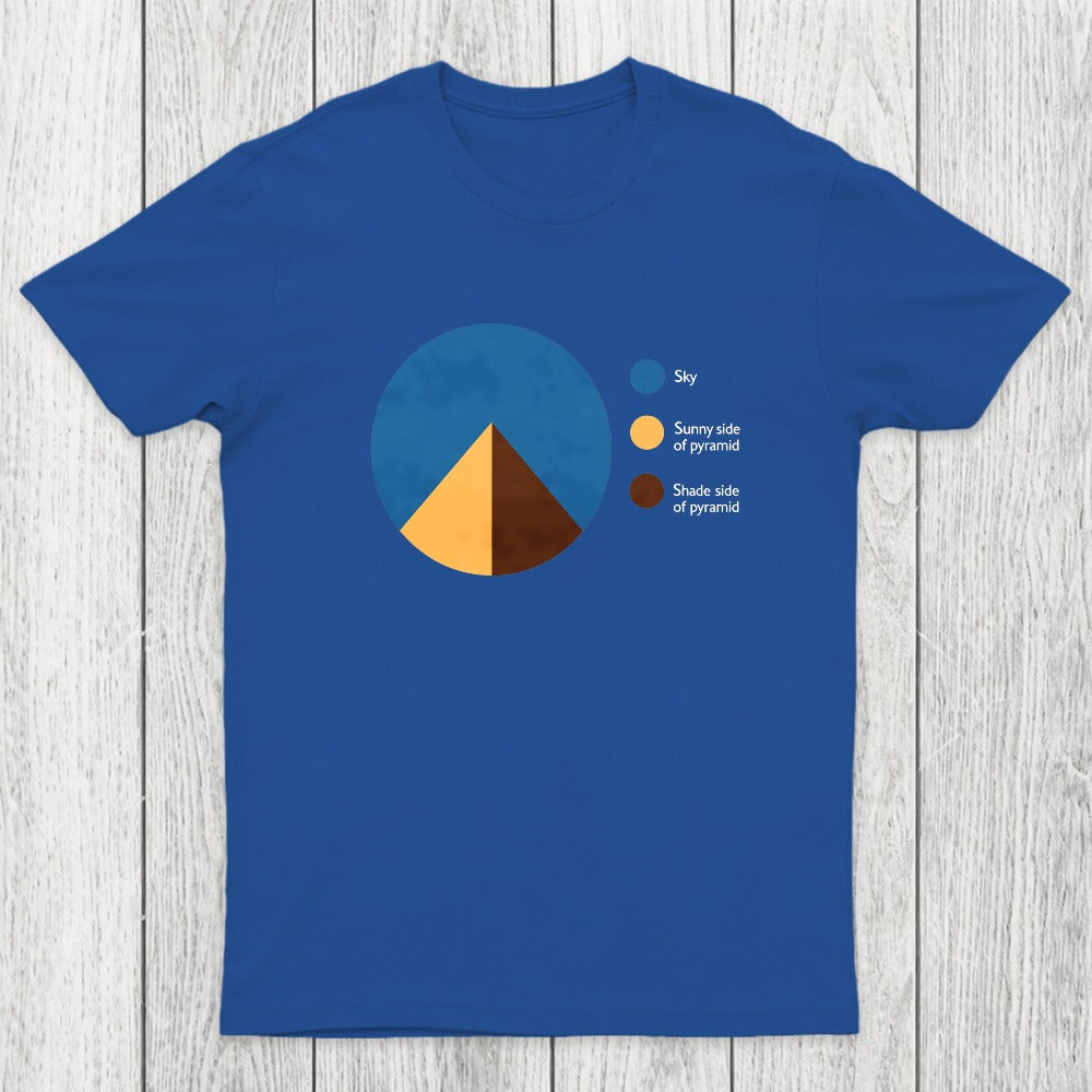 Pyramid Pie Chart Chicluma T-Shirt