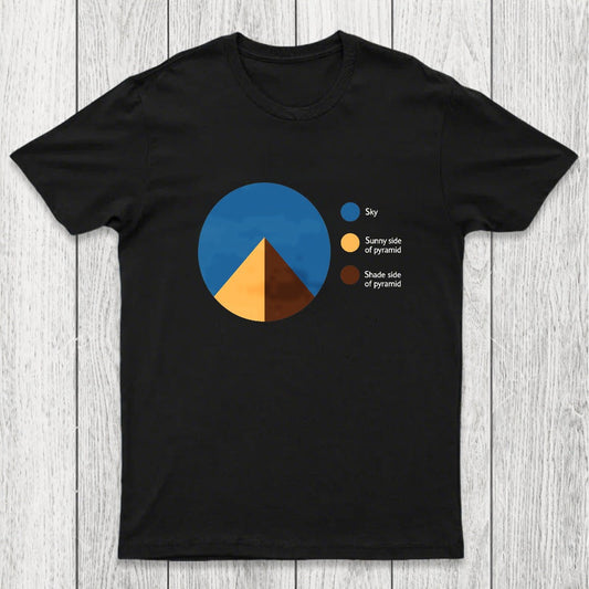 Pyramid Pie Chart Chicluma T-Shirt