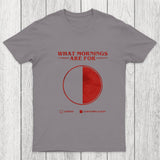Coffee Contemplation Pie Chart Chicluma T-Shirt