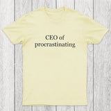 CEO Of Procrastinating Chicluma T-Shirt
