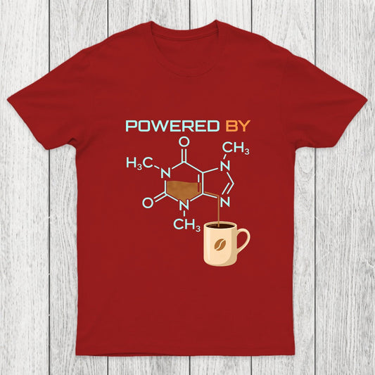 Powered By Caffeine Funny Chicluma T-Shirt