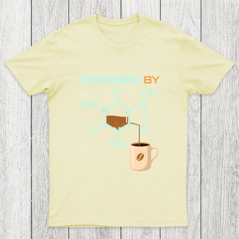 Powered By Caffeine Funny Chicluma T-Shirt