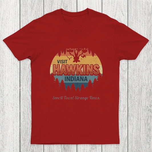 Visit Hawkins Retro 70s Chicluma T-Shirt