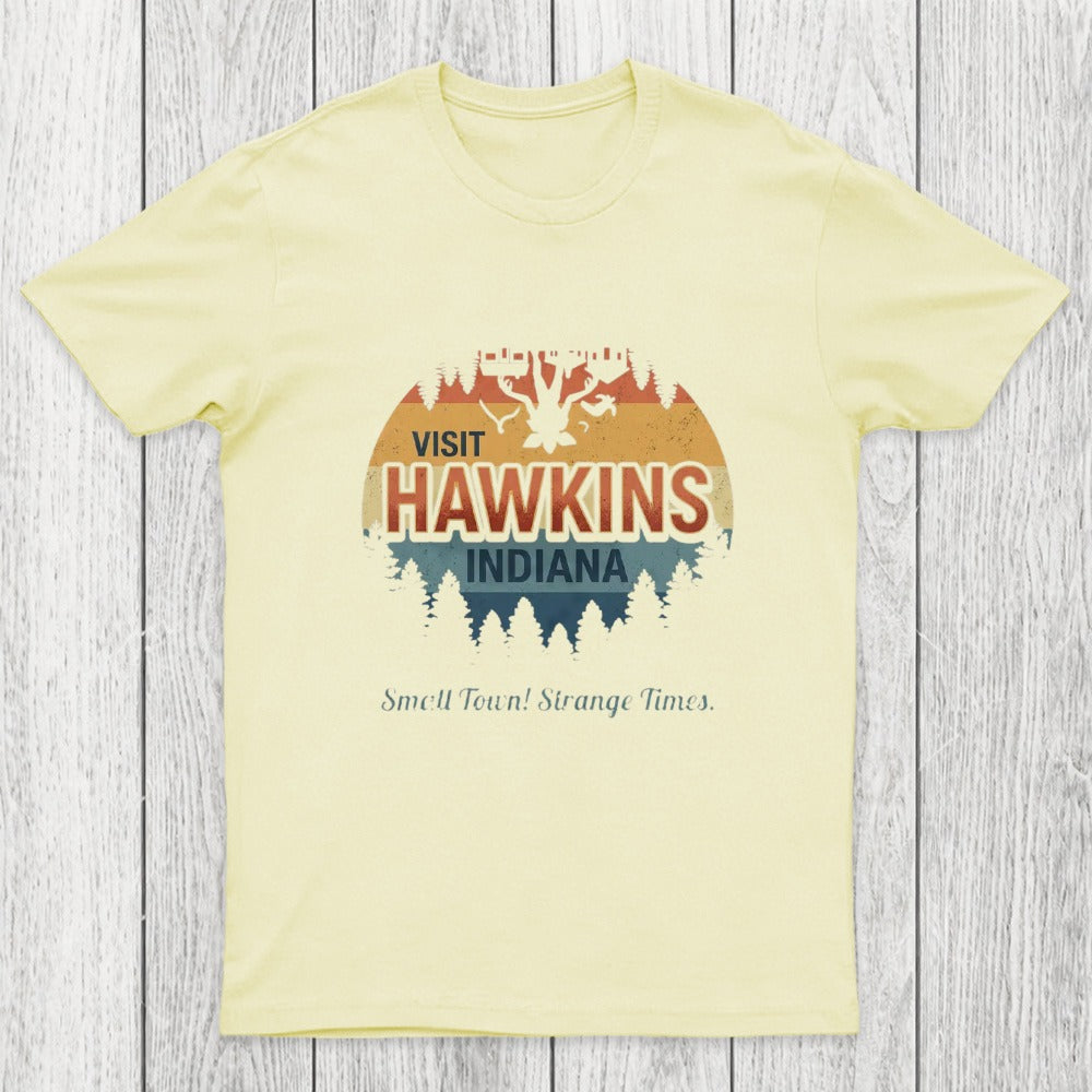 Visit Hawkins Retro 70s Chicluma T-Shirt