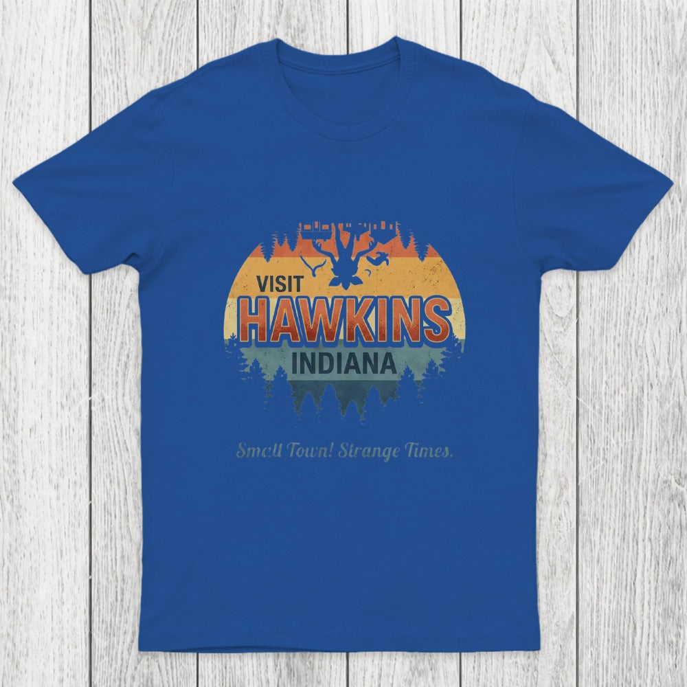 Visit Hawkins Retro 70s Chicluma T-Shirt