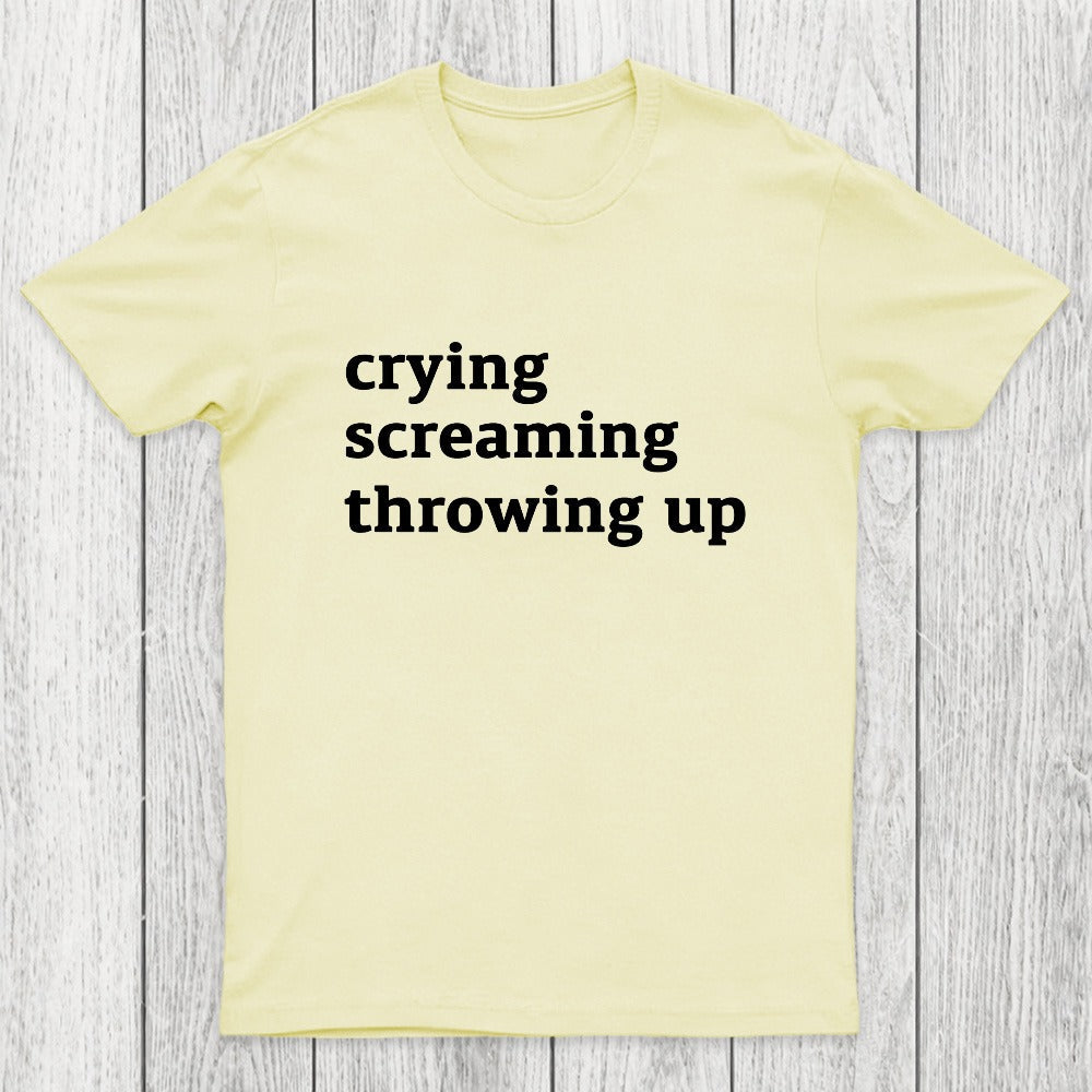 Crying Screaming Throwing Up Chicluma T-Shirt