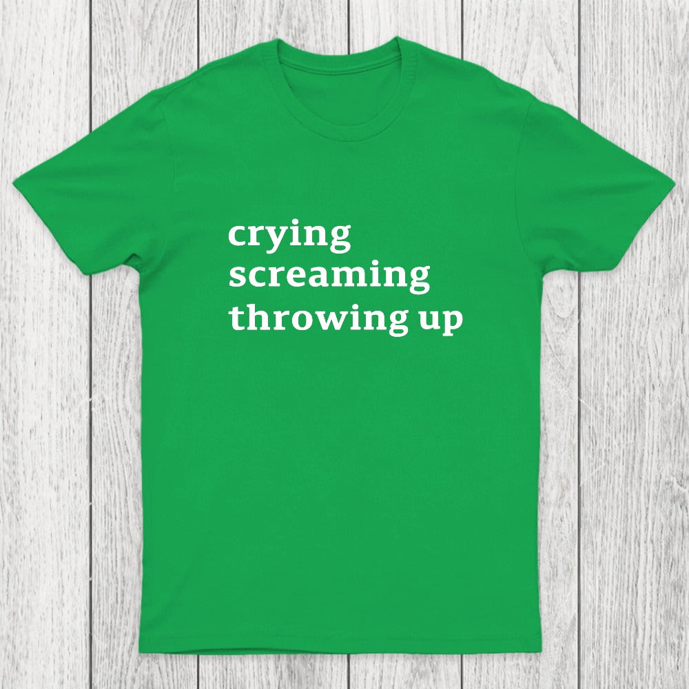 Crying Screaming Throwing Up Chicluma T-Shirt