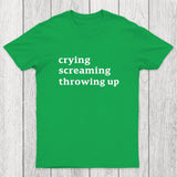 Crying Screaming Throwing Up Chicluma T-Shirt