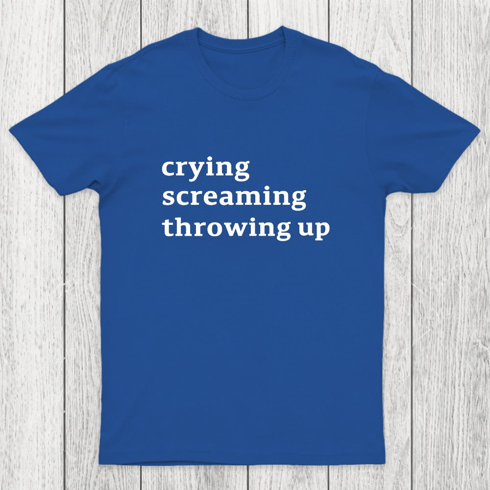 Crying Screaming Throwing Up Chicluma T-Shirt