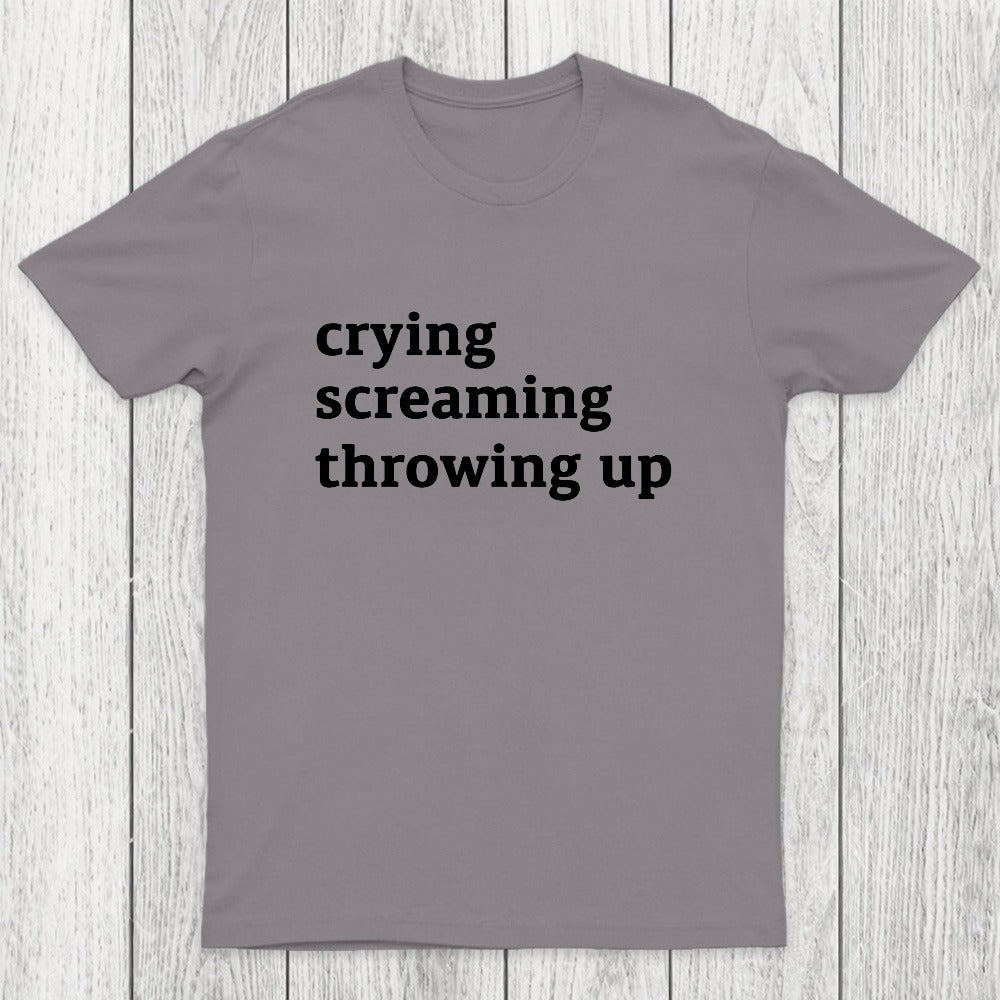 Crying Screaming Throwing Up Chicluma T-Shirt