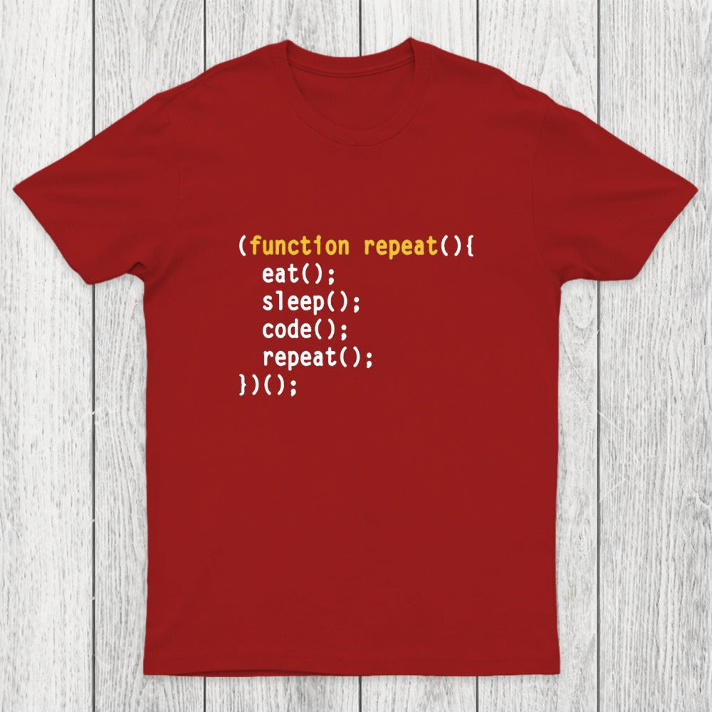 Eat Sleep Code Repeat Chicluma T-Shirt