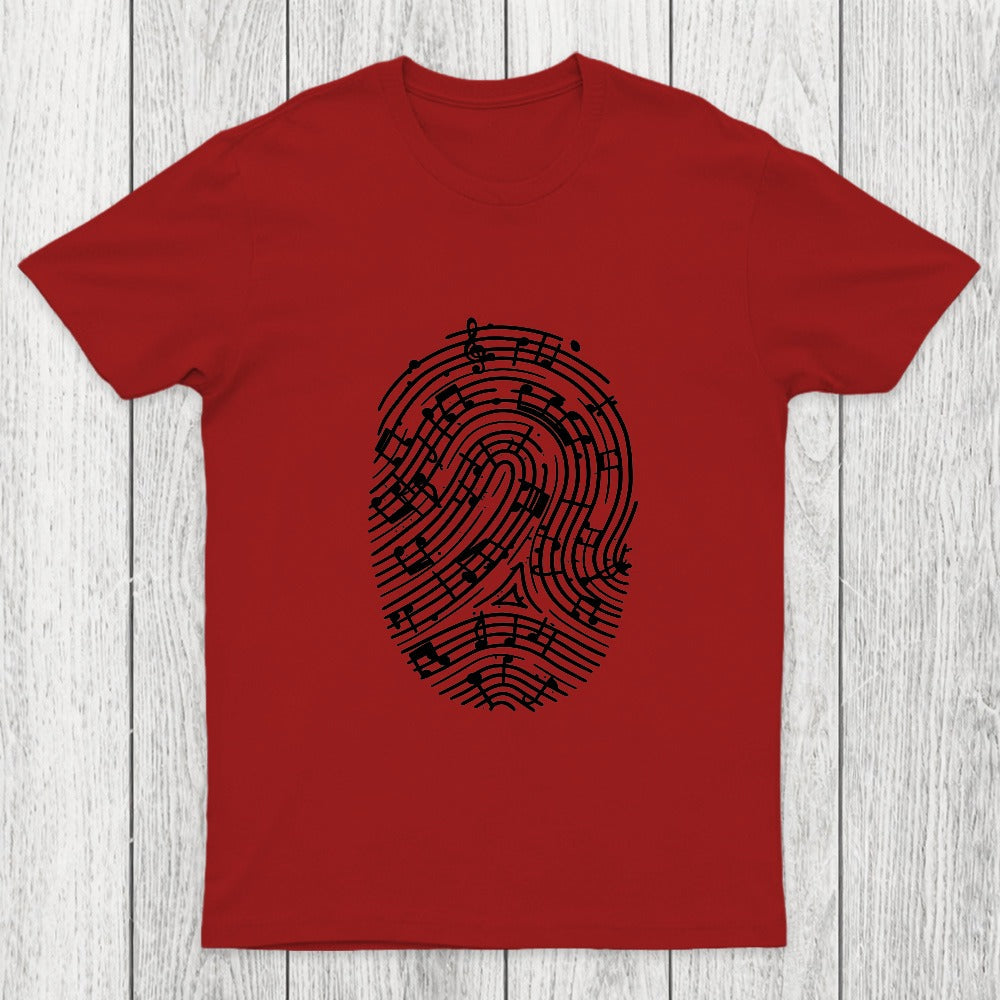 Musical Fingerprint Chicluma T-Shirt