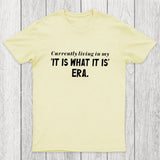 Currently Living in My 'It Is What It Is' Era Chicluma T-Shirt