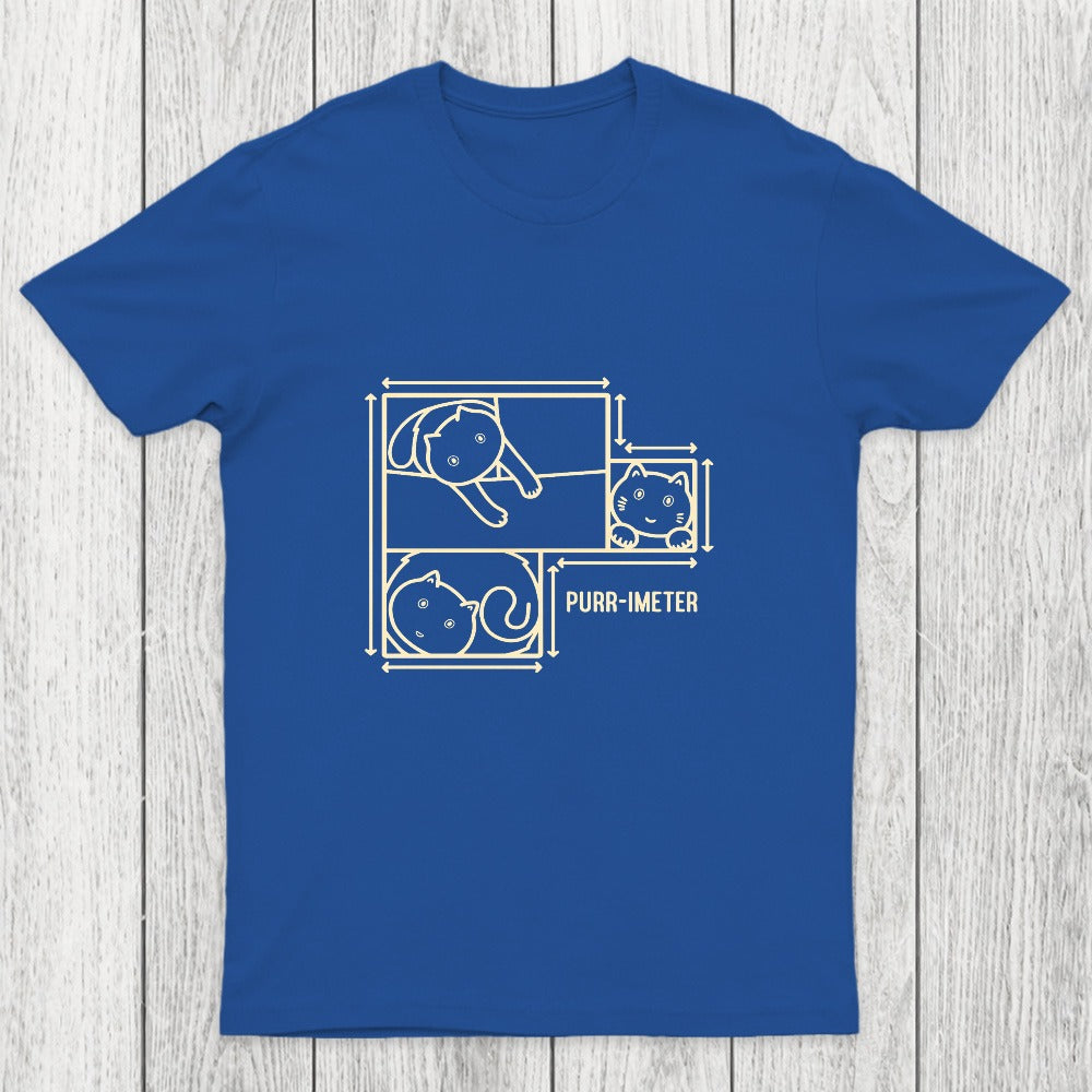 Purr-imeter Maths Cat Pun Chicluma T-Shirt