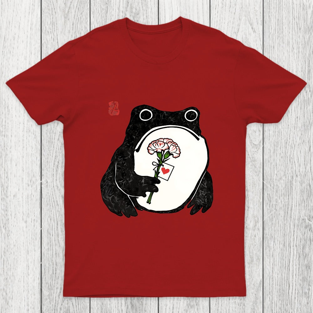 The Frog Holding A Carnation Chicluma T-Shirt