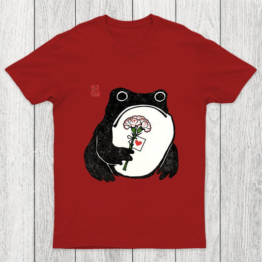 The Frog Holding A Carnation Chicluma T-Shirt