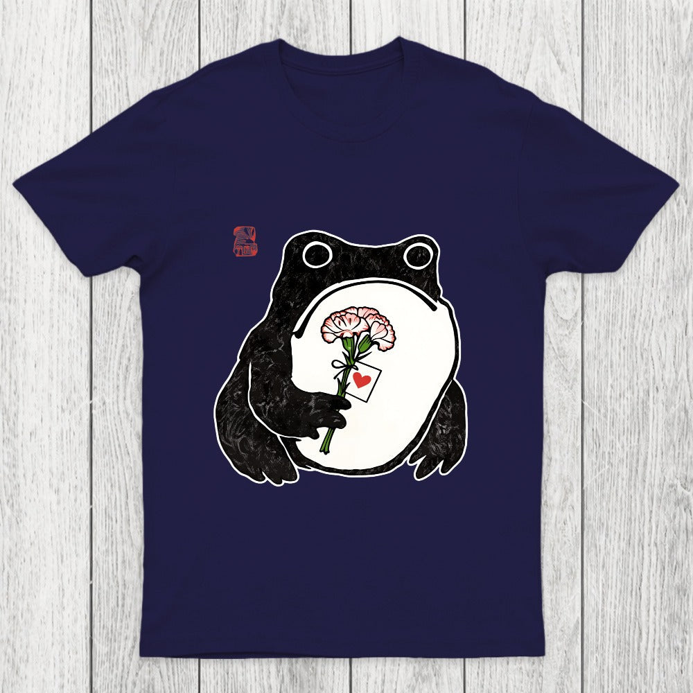 The Frog Holding A Carnation Chicluma T-Shirt