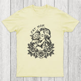 Cat Mom Cuddling Her Kitten Chicluma T-Shirt