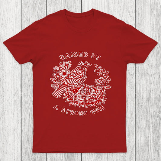 Mother Bird Guarding Her Nestlings Chicluma T-Shirt