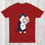 Sweet Cat Delivers Flowers Chicluma T-Shirt