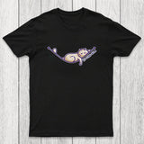 Hy-purr-bola Hyperbola Maths Cat Pun Chicluma T-Shirt