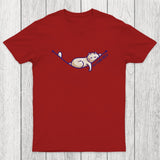 Hy-purr-bola Hyperbola Maths Cat Pun Chicluma T-Shirt