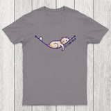 Hy-purr-bola Hyperbola Maths Cat Pun Chicluma T-Shirt