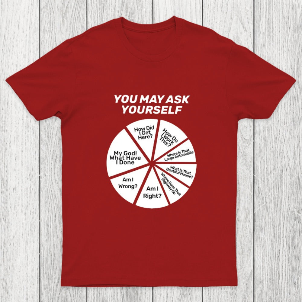 You May Ask Yourself Pie Chart Chicluma T-Shirt